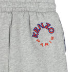 Younger Boys Grey Logo Joggers, 1, hi-res